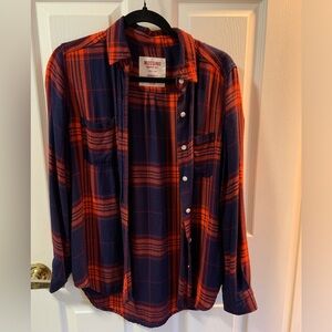 Womens oversized flannel